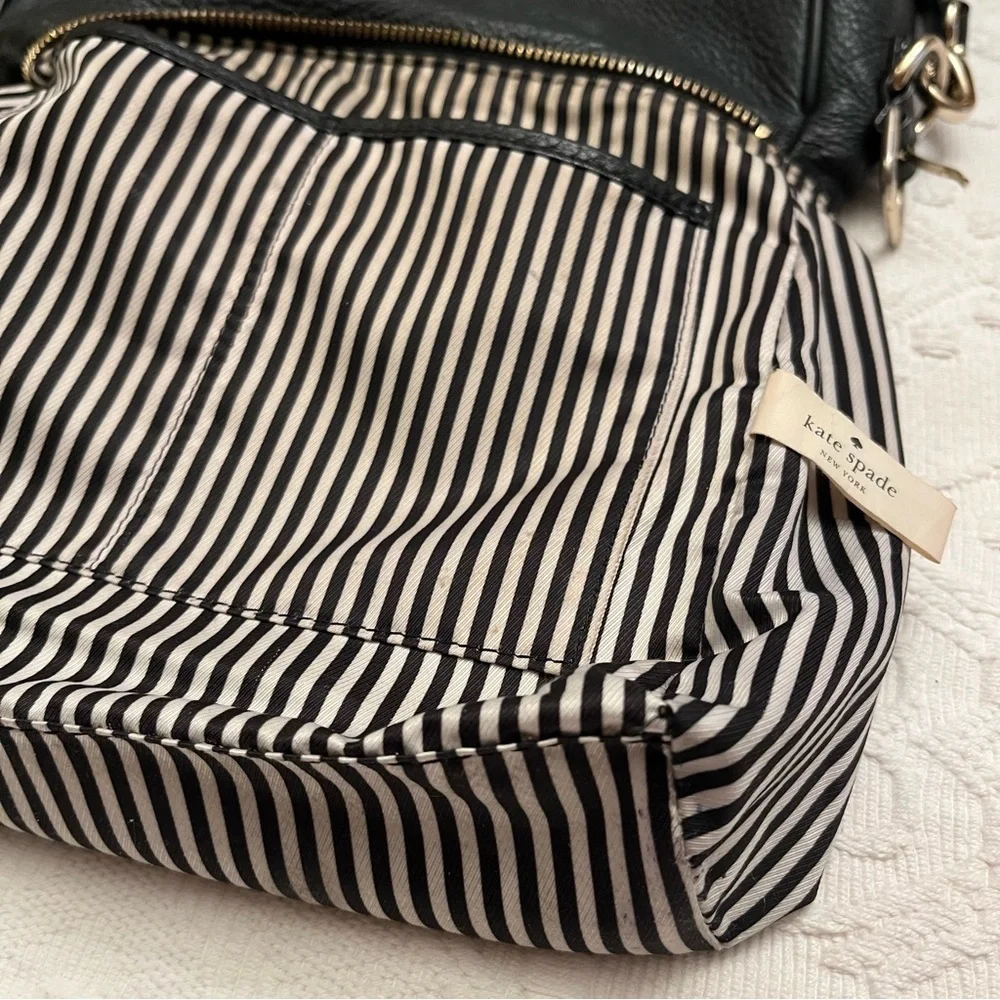 Kate Spade Black Pebbled 100% Cow Leather Crossbody Bag - Picture 9 of 15